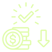 Ícone de custo reduzido